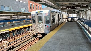 SEPTA MarketFrankford line ride Philadelphia PA 032924 [upl. by Iatnohs]