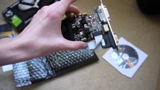 NVIDIA GEFORCE 210 Graphics Card Unboxing PC Setting Up [upl. by Nylirek162]