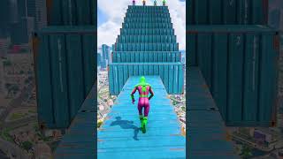 GTA 5 Epic Water Ragdolls  SpiderMan Jumps  Fails ep2883 shorts [upl. by Afesoj]