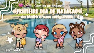 ᯓ♡  Primeira aula de natação  🏊🏻‍♀️💗💭 com voz 🎧 〖RP family〗🫶🏻 [upl. by Ahseram]