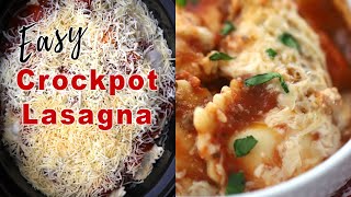 Easy Crockpot Lasagna with Ravioli [upl. by Utley]