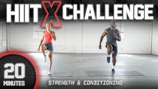 20 Minute Full Body HIIT CHALLENGE Strength amp Conditioning Workout [upl. by Paris]