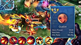 GUSION ULTIMATE MONTAGE 2024 🔥  MLBB [upl. by Adnohsirk]