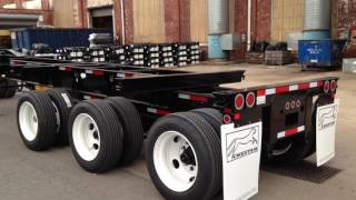 TriAxle 2040 Combo  Sliding Intermodal Container Chassis [upl. by Llenel]