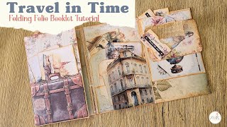 Travel in Time  Folding Folio Booklet  Tutorial [upl. by Alwin737]