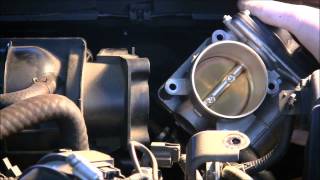 How to clean the throttle body on a 2008 Nissan Altima [upl. by Skye]