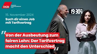 Such dir einen Job mit Tarifvertrag [upl. by Barnabe]