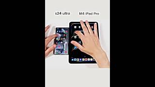 M4 iPad Pro vs S24 Ultra samsung vs apple edit speed blowup [upl. by Rosol]