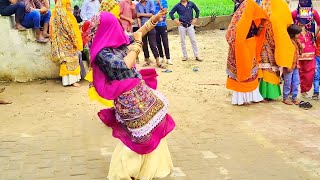 Gurjar Rasiya  चुडो जेठ जिठानी कु लायो नगीना कट को  Gurjar Ladies Dance [upl. by Drapehs469]