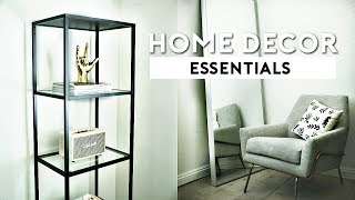 ULTIMATE PINTEREST APARTMENT MUST HAVES  ROOM DECOR ESSENTIALS BUDGET FRIENDLY 2018 [upl. by Idroj]