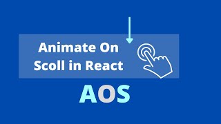 On Scroll Animation in React  Animation in React 2022 [upl. by Averat]