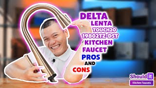 Delta Lenta Touch2O Kitchen Faucet Review  Shouldit Kitchen Faucet Series [upl. by Andrea]