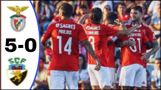 SC Benfica vs Farense 50 All Goals ResultsHighlights Friendly Match2024 Vangelis Pavlidis Goal [upl. by Yelrihs]