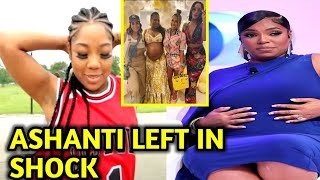 ASHANTI STUNNED After LEARNING CHANELLE Nellys DAUGHTER MASTERMINDED Her BABY SHOWER [upl. by Adnalram440]