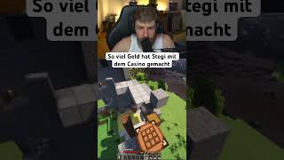 So viel Geld hat Stegi mit dem Casino gemacht… craftattack stegi [upl. by Fortunia566]