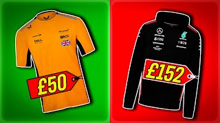 Which Team Has The Cheapest F1 Merch In 2023 [upl. by Edie]