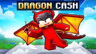 Becoming DRAGON CASH in Minecraft [upl. by Htrow]