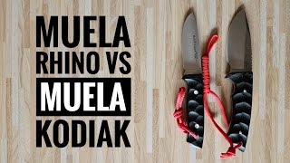 Comparativa Cuchillos Muela Rhino 10 vs Kodiak [upl. by Liahkim283]