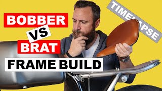 BMW R80 Frame Build Time Lapse  Cafe  Bobber  Brat Custom Build  BMW R80 EP5 [upl. by Shaughnessy]