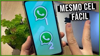 COMO TER DUAS CONTAS DE WHATSAPP NO MESMO CELULAR 2024 [upl. by Elene]