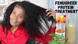 DIY NATURAL HAIR PROTEIN TREATMENT FOR STRONGER GROWING HAIR [upl. by Namie765]