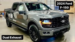 2024 Ford F150 XLT Carbonized Grey Black Appearance Package Plus  Dual Exhaust [upl. by Ihtak]