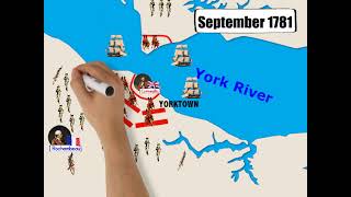 VIDEO The American Revolution Battle of Yorktown [upl. by Beulah]