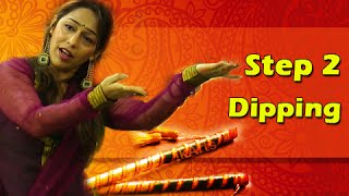 Learn Garba Dance Steps With Phulwa Khamkar  Step 2  Dipping  Navratri Special [upl. by Hennessey]