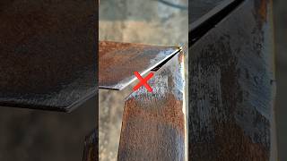 Not many people know how to properly weld gaps in loose angle iron joints [upl. by Atoiganap]