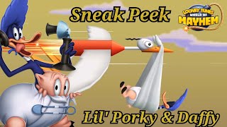 Looney Tunes World of Mayhem Sneak Peek Lil Porky amp Daffy [upl. by Iver]