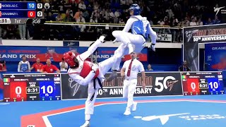 Cj Nickolas  Best Taekwondo Fight  10 Best Fight  Highlights [upl. by Nahgam194]