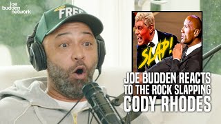 Joe Budden Reacts to The Rock SLAPPING Cody Rhodes [upl. by Berard]