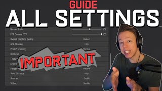 GUIDE FULL PUBG SETTINGS GUIDE  GraphicsKeybindsGameplay settings  Learn the important ones [upl. by Odlareg849]