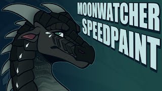 6  Moonwatcher  WoF HeadshotADay  Speedpaint [upl. by Redlac470]