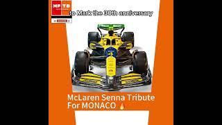 McLaren’s STUNNING SENNA livery for MONACO  F1 f1 formula1 [upl. by Nnateragram]