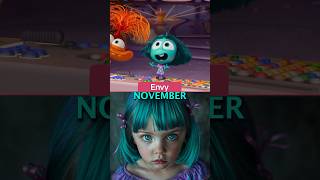 YOUR MONTH YOUR CHARACTERS INSIDE OUT 2 IN REAL LIFE [upl. by Anir]