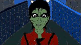 Michael Jackson  Thriller Cartoon [upl. by Eirrehs]