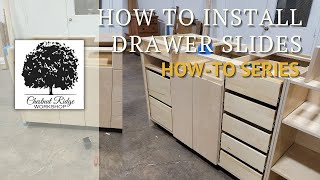 How To Install Drawer Slides The Fast amp Easy Way [upl. by Ardnnaed]