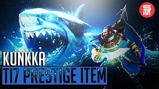 Kunkka Immortal Prestige Item  Shark Boat Ultimate Dota 2 [upl. by Etteoj846]