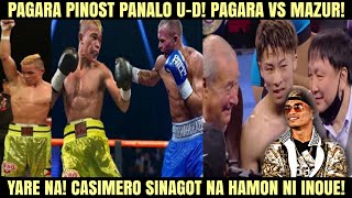 Recap Pagara Tinalo Kalaban Pagara vs Mazur Inoue Nakaharap ang Pinoy Alas Bwelta Kay Inoue [upl. by Glaser]