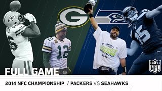 Packers vs Seahawks 2014 NFC Championship Game  Aaron Rodgers vs Russell Wilson  NFL Full Game [upl. by Llacam]