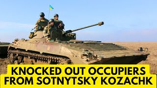 Ukrainian troops knocked out the occupiers from Sotnytsky Kozachk in Kharkiv Oblast [upl. by Ahsinnod]