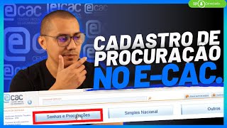 Como Cadastrar procuração digital para acesso ao eCAC  RFB [upl. by Aurea320]