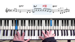 Tritone Substitution the one jazz piano trick you need to know [upl. by Katalin]