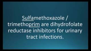 How to pronounce sulfamethoxazole  trimethoprim Bactrim DS Memorizing Pharmacology Flashcard [upl. by Peterus]