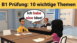 Mündliche Prüfung Deutsch B1  Gemeinsam etwas planenDialog  10 wichtige Themen  sprechen Teil 3 [upl. by Vudimir]