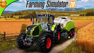 Making Bales With New Claas Combo  Farming Simulator 20 Timelapse Gameplay Fs20 [upl. by Cronin]