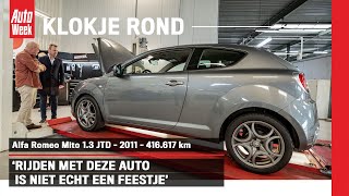 Alfa Romeo Mito 13 JTD – 2011 – 416617 km  Klokje rond [upl. by Leseil]