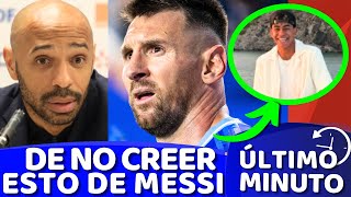 😵¡SHOCK MUNDIAL😵 LIONEL MESSI es SORPRENDIDO por un EX COMPAÑERO del BARÇA SORPRESA en la PRENSA 🔴 [upl. by Liryc]