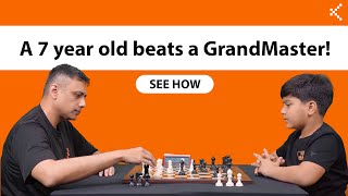 A 7 year old beats a GrandMaster See how  Kaabil Kids [upl. by Nnaeilsel650]